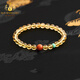 Bailuoqi Natural Citrine Bracelet Southern Red Bead Bracelet Women's Lucky Bracelet Beads 8mm