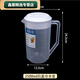 Measuring bucket 5000 ml food grade large amount cylinder measuring cup scale bucket water cup measuring bucket cup measuring cylinder container plastic 2500ml thickened version with cover