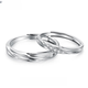 Keshan Lao Phoenix Gold Store pt950 platinum couple ring to cross the river of love together, imitation platinum gold for men and women, opening adjustment, couple model, one pair