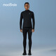 Macondo original single product men's running fleece base suit 5th generation top black pants black 3XL