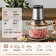 SUPOR meat grinder multifunctional household large capacity easy to clean stainless steel double gear high power double gear high power single knife