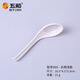 Wuhe sterilizer special melamine tableware white spoon imitation porcelain tableware wholesale hotel home catering fast food hall 50 special spoons for sterilizer