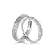 FEILACK Wood and Branches Couple Platinum Ring for Men and Women, Light Luxurious Niche Design Ring Anniversary Gifts Wood and Branches-Basic Style