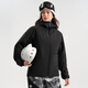 DESCENTE Desante SNOWBOARD series of cotton-padded clothes for men and women BK-black L (175/96A)