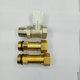 Zhong Zhang Gui floor heating water distributor valve thermostatic valve replacement joint straight-through one-inch outer wire inner wire straightness with sealing ring 1 special hexagonal wrench for temperature control valve disassembly