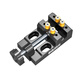 Baolian aluminum alloy desk vise vise small household precision flat-nose pliers walnut punching clamp holder