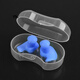 Luo Huodou waterproof bathing anti-otitis media swimming anti-choking nose clip set ear anti-water ingress anti-ear water intrusion artifact 1 pair of pink earplugs in transparent box