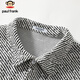 Paul Frank Jacket Men's Autumn and Winter American Jacket Men's Loose Casual Cardigan Top Men's Dark Gray 2XL