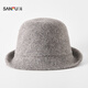 SANFU Soft Texture Bucket Hat Retro Elegant Fashion Clothing Accessories Accessories Hat 848751 Black One Size