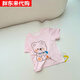 Fat Donglai Xia Thin Style Infants and Boys Boneless Modal Mesh Back Cool Small Short Sleeve Baby Half Fat Donglai Same Style Pink_Xiaoka Short Sleeve 100 cm