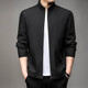 Velvet thickened cotton coat men's winter business casual executive jacket cold-proof and warm dad jacket cotton coat Factory direct sales high quality clearance 555 spring and autumn style navy blue 3XL Recommended weight 155-165 Jin Jin equals 0.5 kg Can be worn