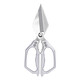 Zwilling large-head scissors for kitchen household multi-functional scissors for chicken, duck and goose bones strong stainless steel thickened fish-killing scissors K715-large-head kitchen scissors silver