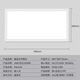Jinggong LED kitchen light panel light integrated ceiling light aluminum gusset bathroom flat light 24W white light 300*600