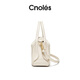 Cnoles Yunting bag women's 2025 latest model cowhide women's crossbody bag niche high-end white bag