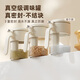 Home KATEI STORY Japanese seasoning jar 2025 new spoon separated sealed moisture-proof kitchen household high-end salt shaker seasoning bottle box off-white 3-piece set 400ml