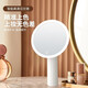 LED dressing table makeup mirror with light intelligent fill-in light desktop desktop dressing beauty light luxury birthday holiday gift for girls white