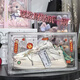 Sailotou's new handmade diy shoe box with stickers, six-sided transparent PET side opening, high-looking ins shoe storage box, Laicai shoe box - 4 pcs