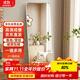 Anya full-length mirror dressing floor mirror home wall-mounted girls' bedroom makeup wall-mounted three-dimensional fitting mirror white