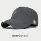 Mongolian piano new baseball cap for men and women, same style peaked cap, fashionable and versatile sun hat, trendy, loose and versatile, couples and students, warm, dark gray, adjustable