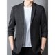 AX Armani men's suit spring and autumn business casual woolen jacket blue M 170 90-120Jin Jin equals 0.5 kg