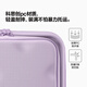 Bremen suitcase women's trolley case boarding suitcase men's password large capacity side opening third generation 24 inches purple