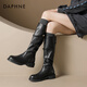 Daphne Maillard pile boots women's 2025 new boots high boots knight boots black 38