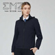 EMZ Ordos Casual Jacket Top Warm Simple Versatile Fashion Women's Jacket Navy L