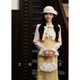 Wuyan Yihe Anne Romance French Romantic Sheep Wool Fragrance Fake Two-piece Dress Dress Ready S
