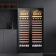Bacchus double-door wine cabinet 150 bottles 1.76 meters Ice bar thermostatic cabinet multi-functional household tea cabinet fresh cabinet large capacity built-in air-cooled frost-free living room villa left wine display + right wine display (integrated dual temperature air cooling) 116 bottles