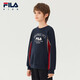 FILA Fei Nuan function FILA children's sweatshirt 2025 winter men's and large children's fleece tops