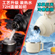SZTAA thermos kettle large capacity 316 stainless steel outdoor household hot water bottle portable car travel thermos flagship heavy upgrade white 2L about 4Jin Jin equals 0.5kg water upgrade copper-plated inner tank + independent tea warehouse + all-steel lid