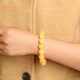 Layun Feiyin Russian-made beeswax bracelet for men and women with floating white flowers, chicken oil, yellow original stone, and amber beads single-turn bracelet. New wax floating flower beeswax bracelets 10mm (with identification certificate)