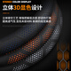 FHAO2025 car steering wheel cover, non-slip, sweat-absorbent, ultra-thin round D-type handle cover, perforated and breathable, suitable for all seasons