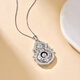 Tico's four beauties of life fashionable Fulu gourd platinum pendant for women pt950 platinum necklace girlfriend and wife birthday gift