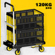 Stanley trolley, cargo handling flatbed truck, stall pickup, express trailer, household foldable tool trolley, flatbed truck