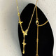 Butterfly tassel necklace for women, non-fading, ancient style, fashionable necklace, niche design, high-end clavicle chain, butterfly tassel necklace