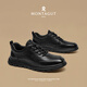 MONTAGUT men's shoes 2025 autumn and winter new versatile leather shoes for men high-end light luxury business genuine leather fashion casual shoes for men