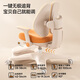 IGROW children's study desk and chair, adaptive backrest, children's desk, study desk, writing desk, solid wood desk, lift table, 1.2M Changjia + Star Rail Chair + Intelligent Eye Protection Lamp