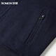 Romon reversible wool double-sided woolen jacket men's autumn and winter casual stand-up collar young and middle-aged dad jacket