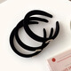 Zhao Lusi's same style of exquisite high-end velvet and rhinestone hair hoop for women, fashionable and stylish high skull headband for autumn and winter, velvet and rhinestone four-leaf clover