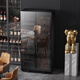 Baikelen Cigar Cabinet Mirror Glass Double Door Double Temperature Constant Temperature and Humidity Tobacco and Wine Cabinet Tea Beverage Cabinet Refrigerator Air-cooled Frost-free Household Commercial Large Capacity Embedded Spanish Cedar Wood 1.8 Meters丨Light Sensing Mirror Dual Temperature Zone丨Double Cigars丨Cedar Wood Liner丨Thick Style