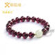 Menghuyuan Collection Grade Purple Tooth Black Garnet Bracelet Women's Jade Buddha Bead Bracelet Birthday Gift for Women 6