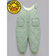 G.DUCKKIDS children's overalls for boys and girls in autumn and winter all-in-one velvet cotton pants for babies with open stalls for children and infants thickened outer pants, bean green and velvet thickened 80 (recommended for 12 to 18 months)