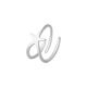 Lao Fengxiang S925 silver niche design unique star ring female personality light luxury commuting versatile open ring star ring --- silver opening adjustable
