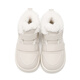 Pull back children's high-top cotton shoes winter warm plus velvet girls' snow boots boys' shoes WBNJS2969 beige 33