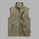 Xiaohongshu popular men's casual vest spring and autumn large size outdoor fishing travel vest middle-aged and elderly dad thin light gray L