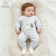 Good Bear Warm Protective Cotton Newborn Baby Cotton One-piece Jumpsuit Winter Thickened Warm Pajamas Baby Strap Monk Clothes