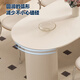 Pashaman slate island dining table integrated Nordic simple cream style small apartment dining table with 4 dining chairs 1047