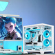 Xingu RTX5060TI/5060 host I5 14600KF/12600KF assembled computer host high-end e-sports game host desktop DIY complete machine white sea view room configuration two 12600KF+5060 white