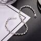 Wanfulong PT950 platinum men's bracelet, retro personalized and domineering jewelry, light luxury and versatile gift for boyfriend 8.82g, light luxury and versatile men's platinum bracelet 20cm